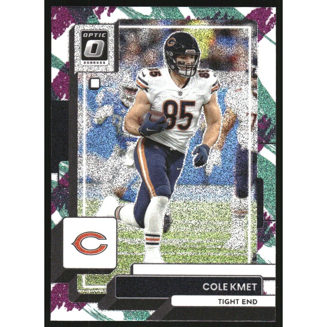 2022 Donruss Optic Jazz #36 Cole Kmet 2022 Donruss Optic Jazz #36 Cole Kmet