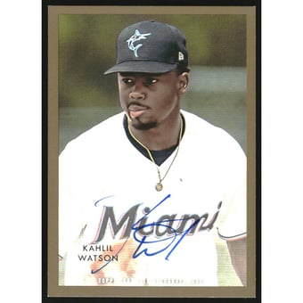 2022 Topps Heritage Minors '73 Topps '53 Reprint Autographs Gold #RPAKW Kahlil Watson
