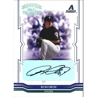2005 Throwback Threads Signature Marks #149 Russ Ortiz/25