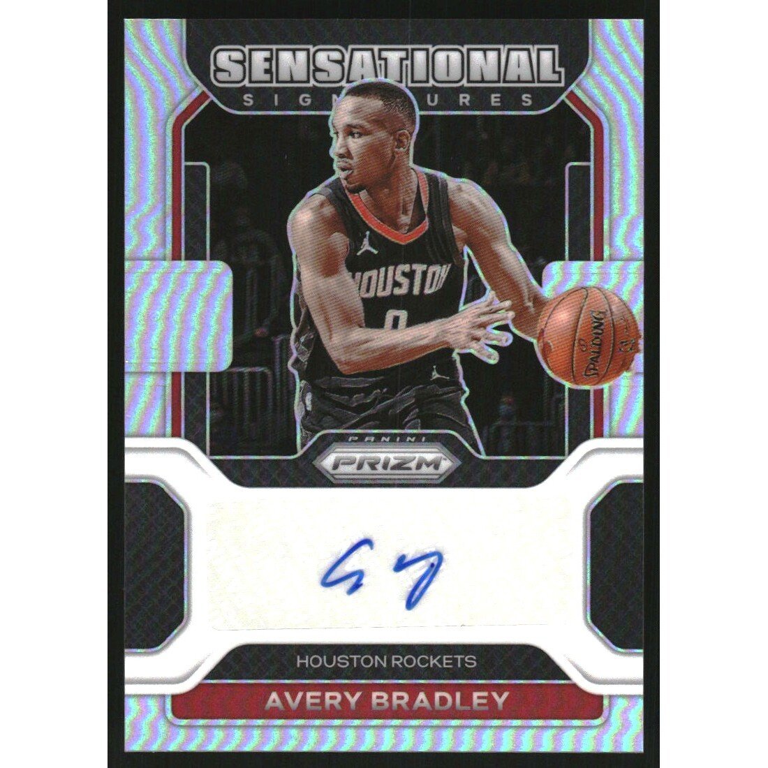 2021-22 Panini Prizm Sensational Signatures Prizms Silver #29 Avery Bradley. rookie card picture