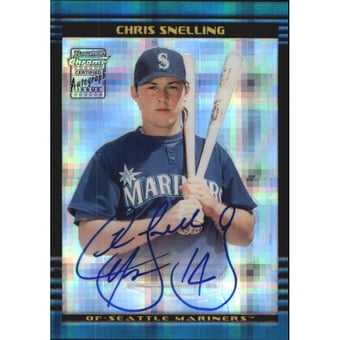 2002 Bowman Chrome X-Fractors #384 Chris Snelling AU A