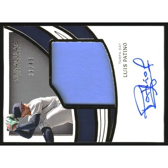 2022 Immaculate Collection Jumbo Jacket Signatures #22 Luis Patino/49