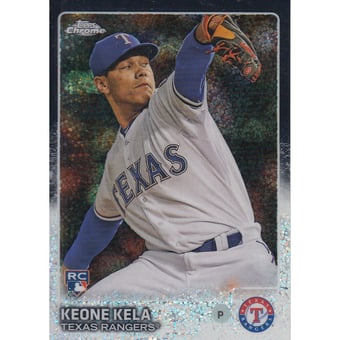 2015 Topps Update Chrome Black Refractors #US225 Keone Kela