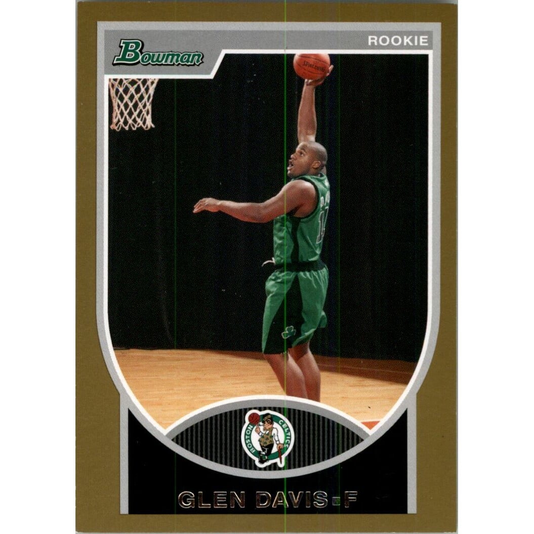 2007-08 Bowman Gold #134 Glen Davis. rookie card picture