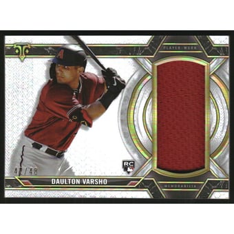 2021 Topps Triple Threads Single Jumbo Relics #SJRDV Daulton Varsho