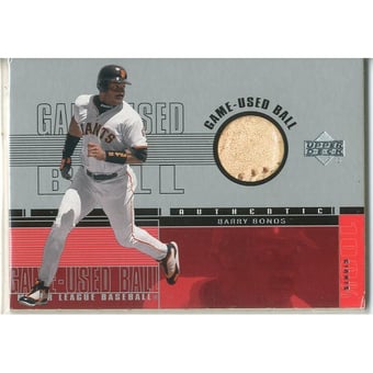 2001 Upper Deck Game Ball 2 #BBB Barry Bonds