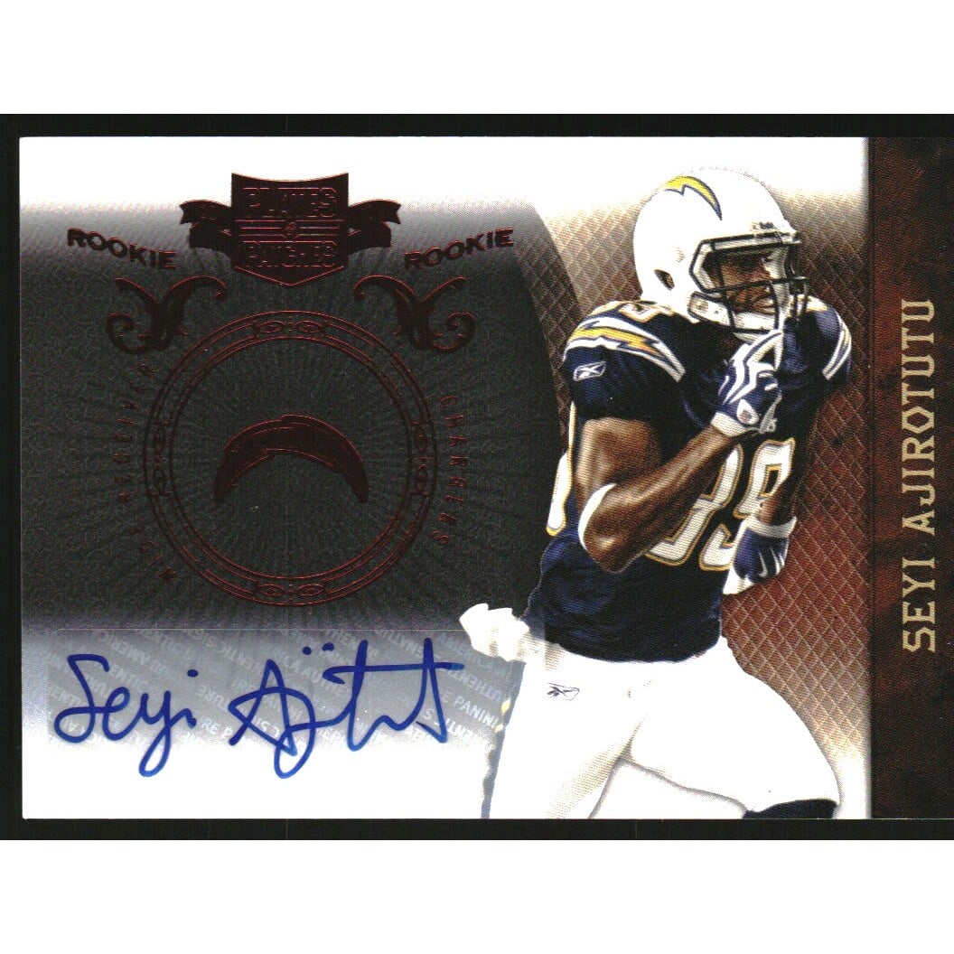 2010 Panini Plates and Patches #189 Seyi Ajirotutu AU/199 RC. rookie card picture