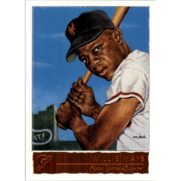 2001 Topps Gallery #50 Willie Mays RETAIL. rookie card picture