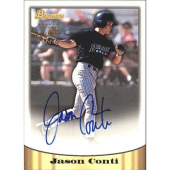 1998 Bowman Certified Gold Autographs #56 Jason Conti