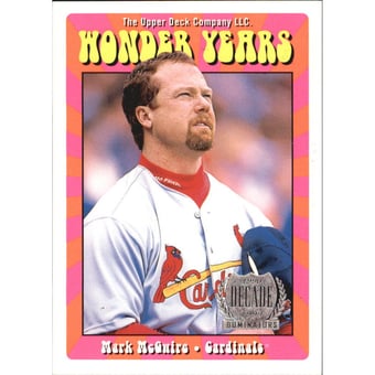 1999 Upper Deck Wonder Years Double #WY19 Mark McGwire