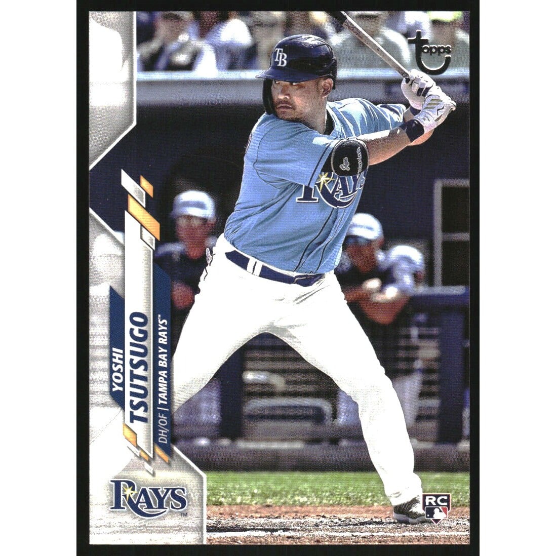 2020 Topps Update Vintage Stock #U65 Yoshi Tsutsugo. rookie card picture
