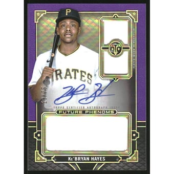 2022 Topps Triple Threads Amethyst #RFPARKH Ke'Bryan Hayes JSY AU