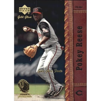 2001 Upper Deck Gold Glove Finite #86 Pokey Reese