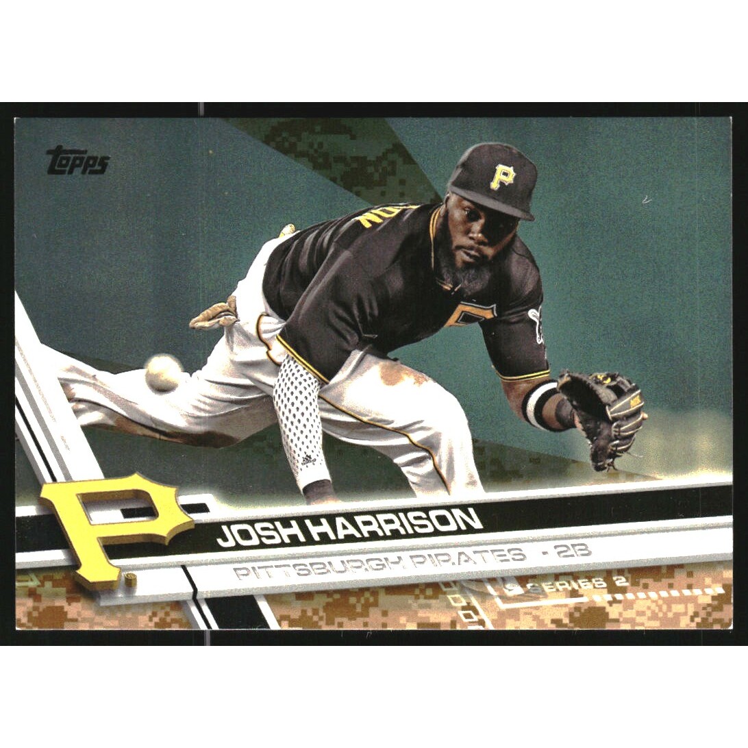 2017 Topps Memorial Day Camo #382 Josh Harrison. rookie card picture