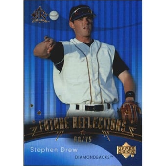 2005 Reflections Blue #277 Stephen Drew FR