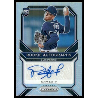 2021 Panini Prizm Rookie Autographs Prizms Silver #8 Luis Patino