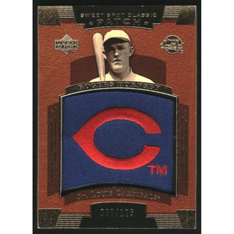 2004 Sweet Spot Classic Patch 125 #SSPRH Rogers Hornsby Cubs