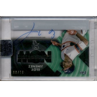 2022 Topps Clearly Authentic Generation Now Autographs Green #GNAEJ Eloy Jimenez
