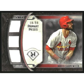 2017 Topps Museum Collection Primary Pieces Quad Relics #SPRMCA Matt Carpenter
