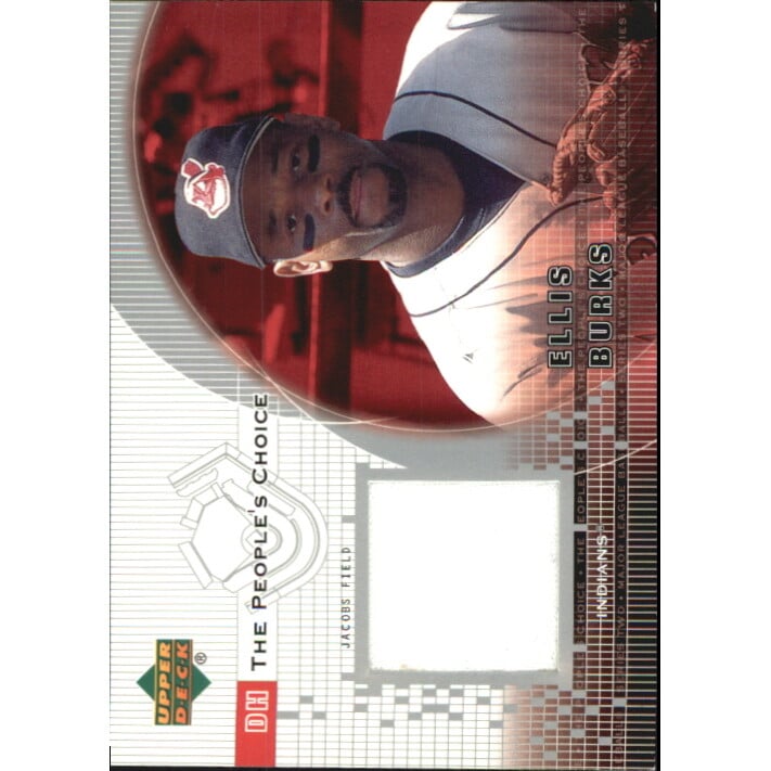 2002 Upper Deck Peoples Choice Game Jersey #PJEB Ellis Burks SP. rookie card picture