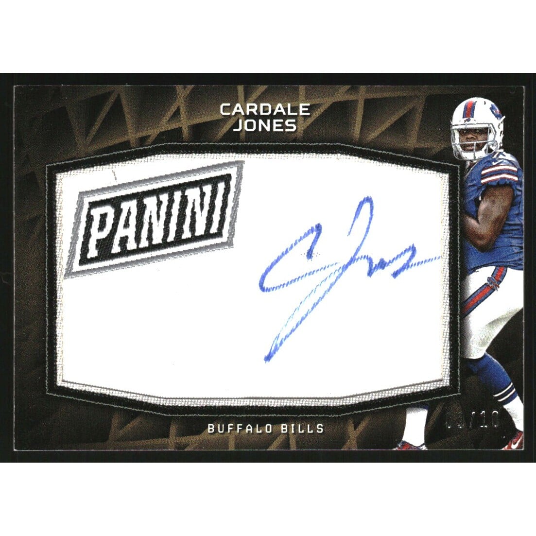 2016 Panini National Convention VIP Manufactured Patch Autographs #32 Cardale Jones. rookie card picture