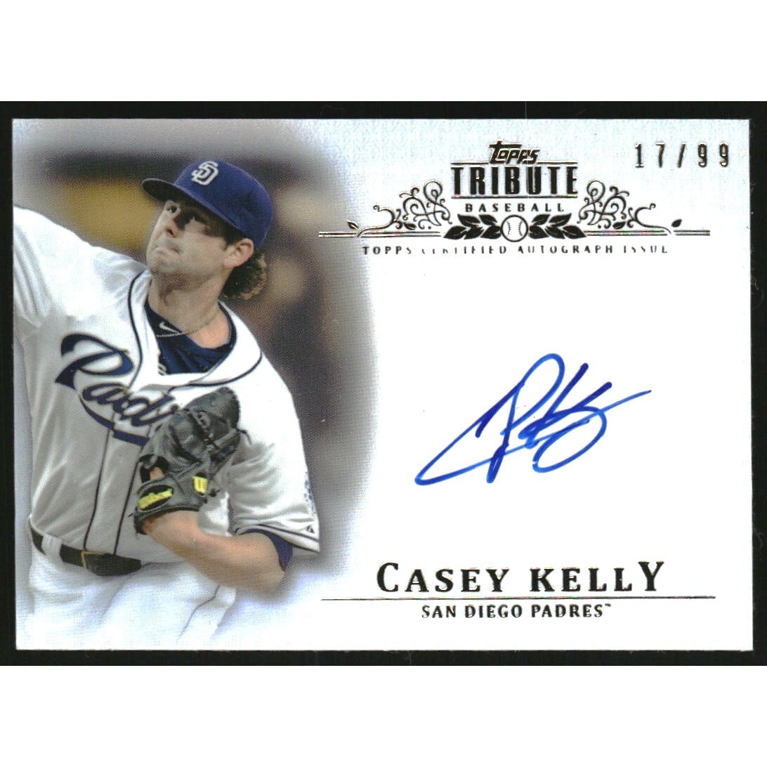 2013 Topps Tribute Autographs #CKE Casey Kelly. rookie card picture