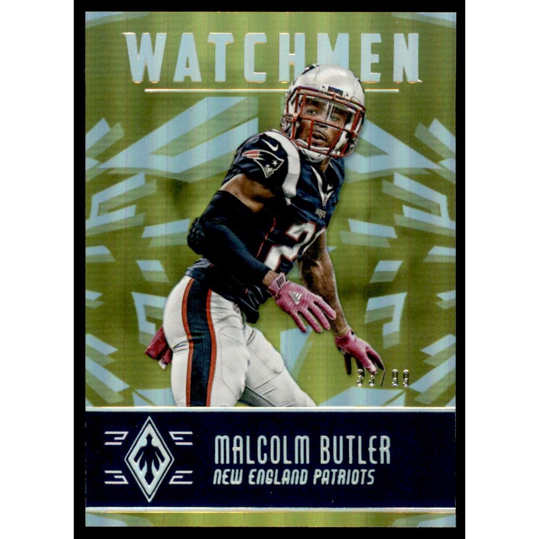 2016 Panini Phoenix Watchmen Yellow #WMMB Malcolm Butler. rookie card picture