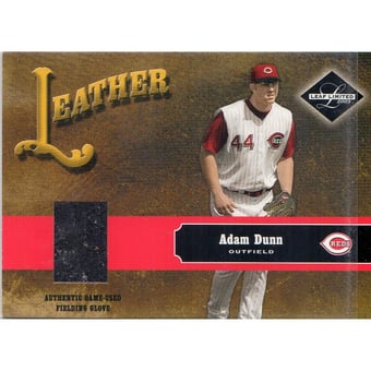 2003 Leaf Limited Leather #11 Adam Dunn/25