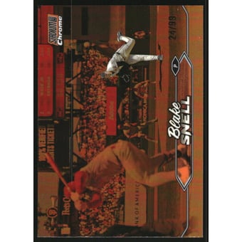 2024 Stadium Club Chrome Orange Refractors #293 Blake Snell