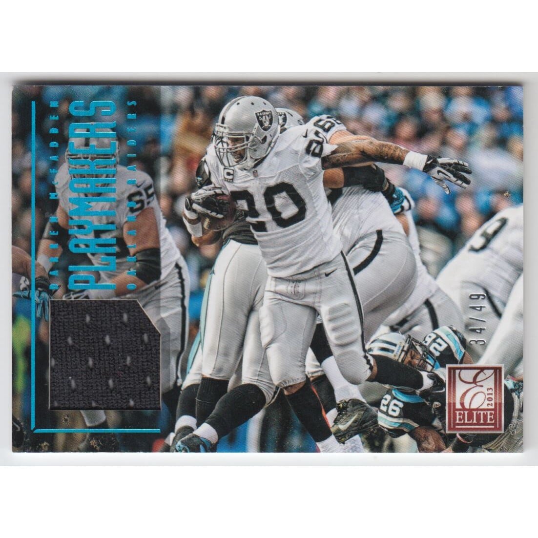 2013 Elite Playmakers Jerseys #74 Darren McFadden/49