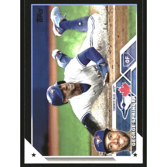 2023 Topps Black #414 George Springer