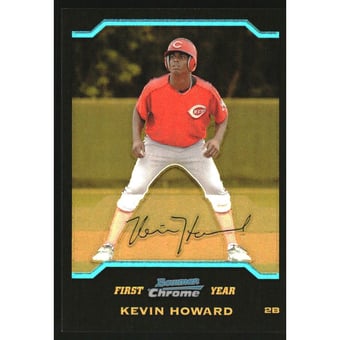 2004 Bowman Chrome Gold Refractors #181 Kevin Howard