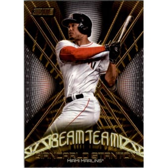 2016 Stadium Club Beam Team Gold #BT24 Giancarlo Stanton