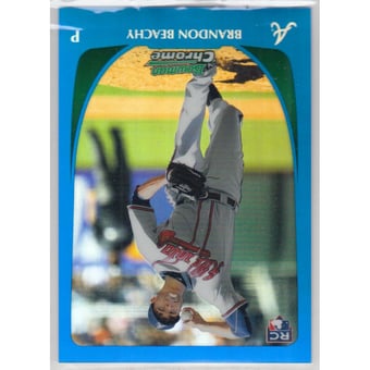 2011 Bowman Chrome Blue Refractors #184 Brandon Beachy