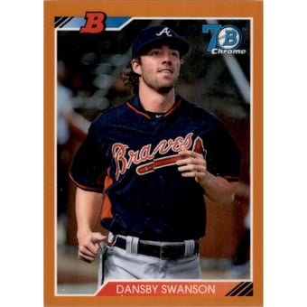 2017 Bowman Chrome '92 Bowman Orange Refractors #92BDSW Dansby Swanson