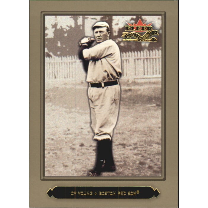 2002 Fleer Fall Classics Championship Gold #61 Cy Young. rookie card picture