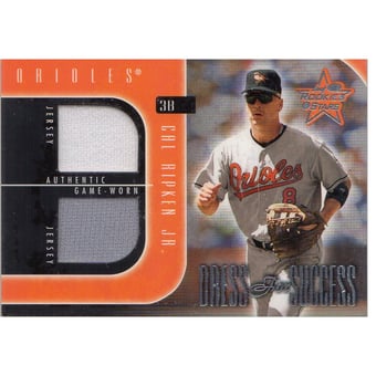 2002 Leaf Rookies and Stars Dress for Success #2 Cal Ripken Jsy-Jsy