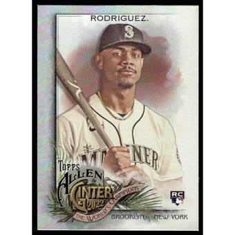 2022 Topps Allen and Ginter Silver Portrait #221 Julio Rodriguez