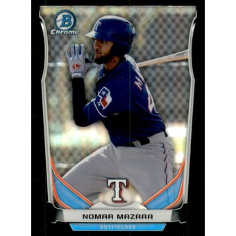 2014 Bowman Chrome Draft Top Prospects Black Refractors #CTP90 Nomar Mazara