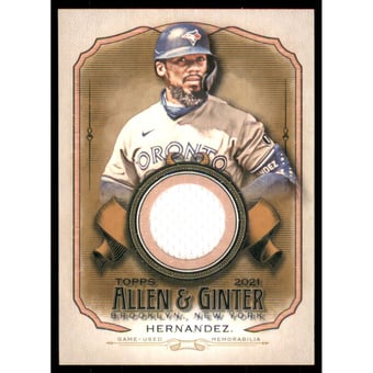 2021 Topps Allen and Ginter Relics #AGATHE Teoscar Hernandez