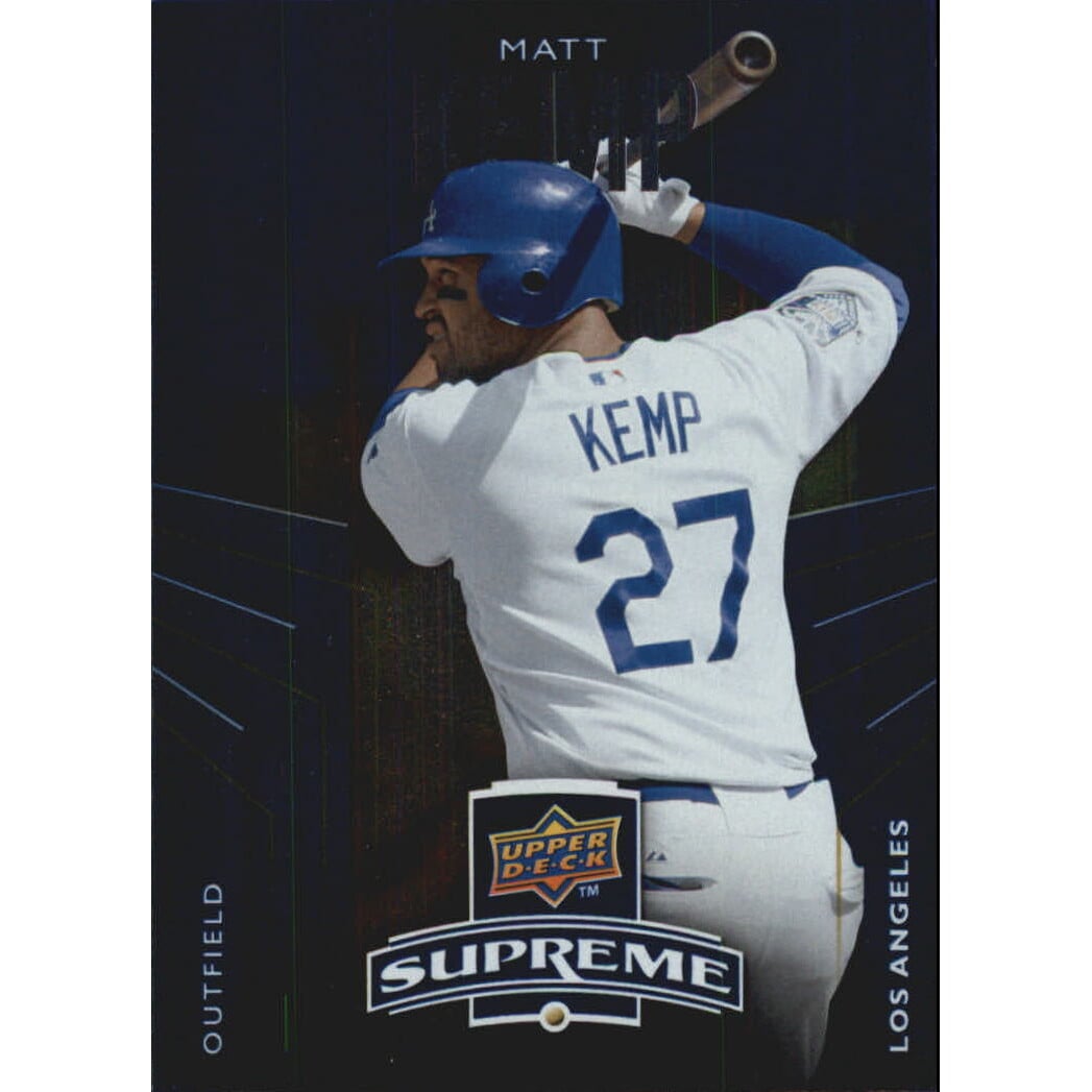 2010 Upper Deck Supreme Blue #S74 Matt Kemp. rookie card picture