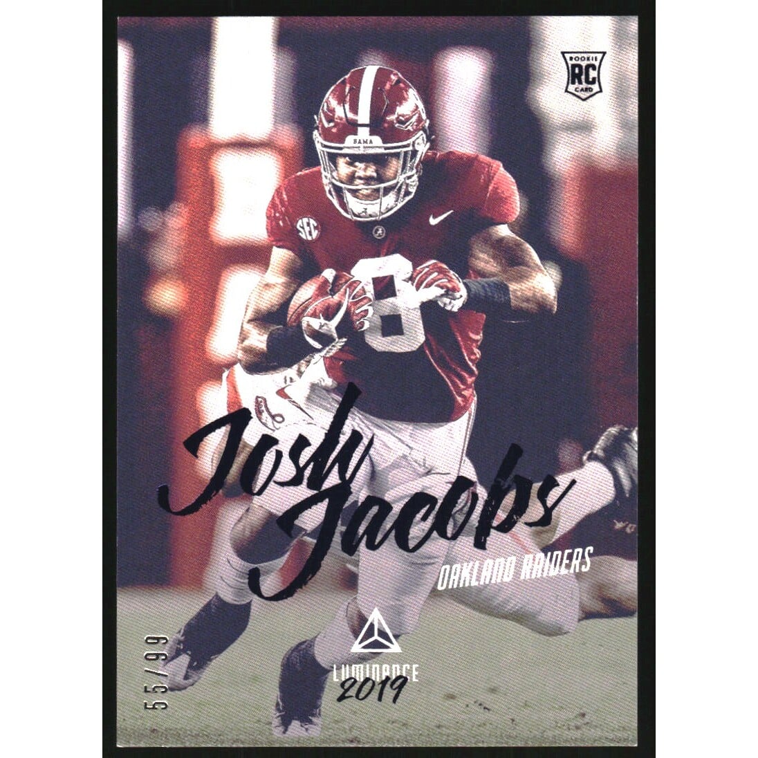 2019 Panini Luminance Blue #146 Josh Jacobs