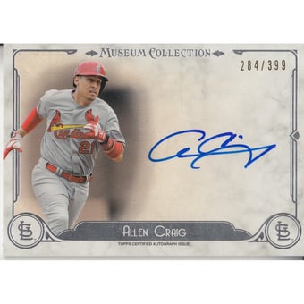 2014 Topps Museum Collection Autographs #AAACR Allen Craig/399
