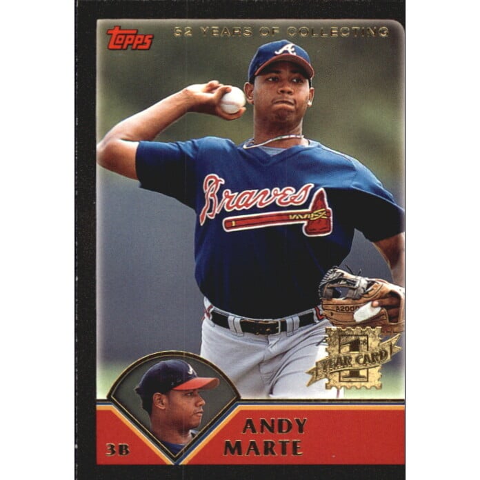 2003 Topps Black #300 Andy Marte FY. rookie card picture