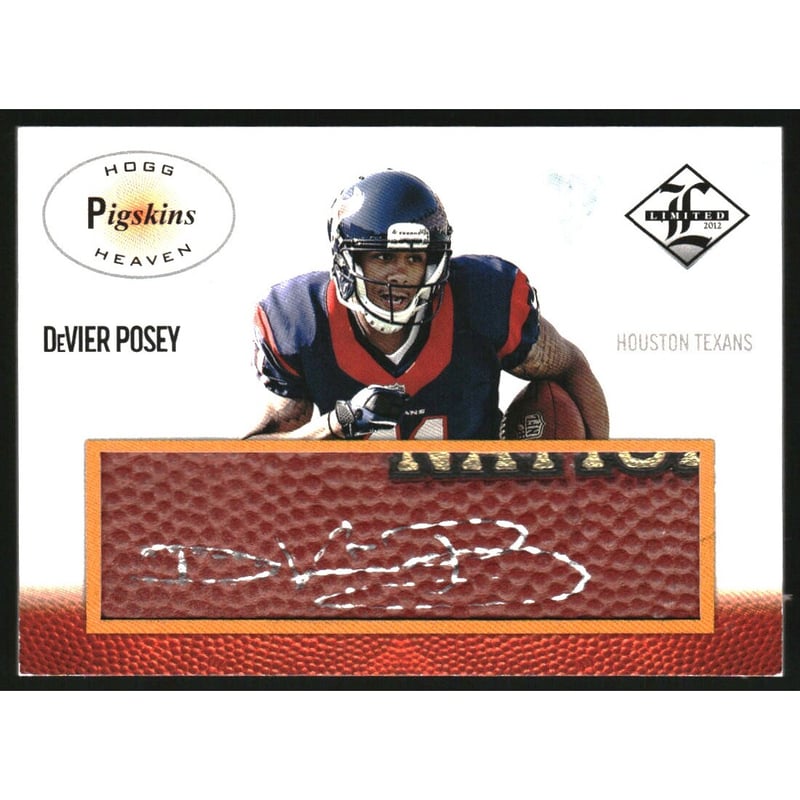 2012 Limited Hogg Heaven Autographs #10 DeVier Posey