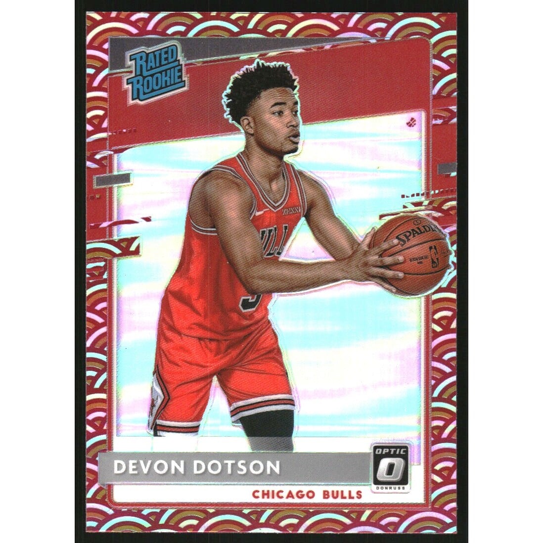 2020-21 Donruss Optic Photon #173 Devon Dotson RR. rookie card picture