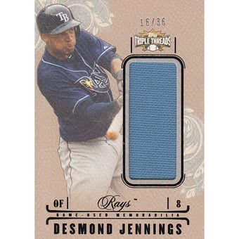 2014 Topps Triple Threads Unity Relics #UJRDJ1 Desmond Jennings