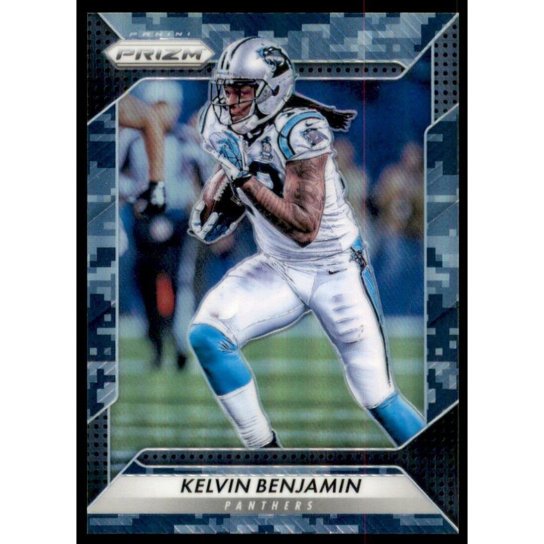 2016 Panini Prizm Prizms Camo #81 Kelvin Benjamin. rookie card picture