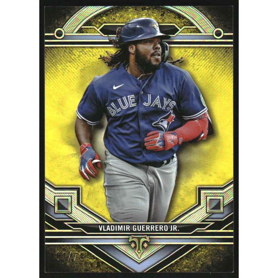 2024 Topps Triple Threads Citrine #73 Vladimir Guerrero Jr.. rookie card picture