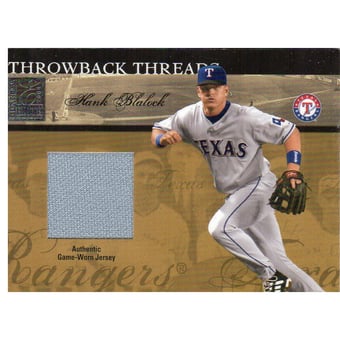 2004 Donruss Elite Throwback Threads #29 Hank Blalock/Mark Teixeira /75